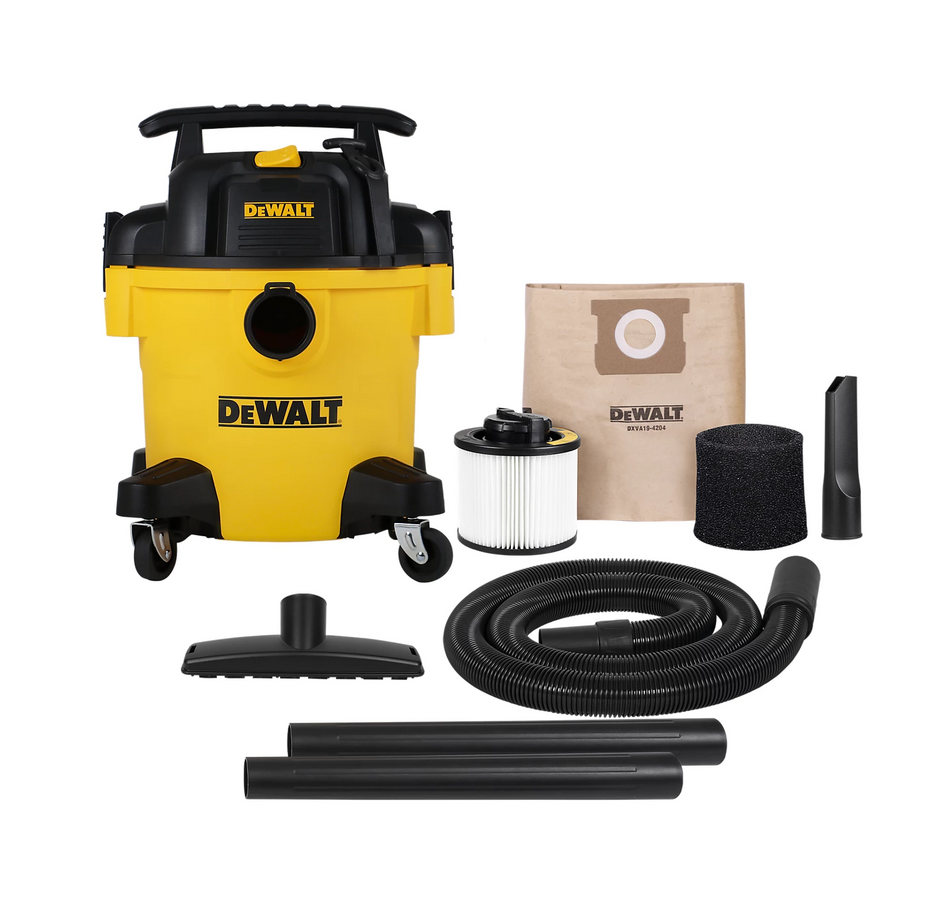 DeWalt Vacuum Cleaner DXV20PC Corded Wet & dry 20L Castor Wheels 1050W