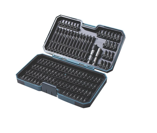 Erbauer 1/4" Hex Shank Mixed Impact Screwdriver Bit Set 113 Pieces