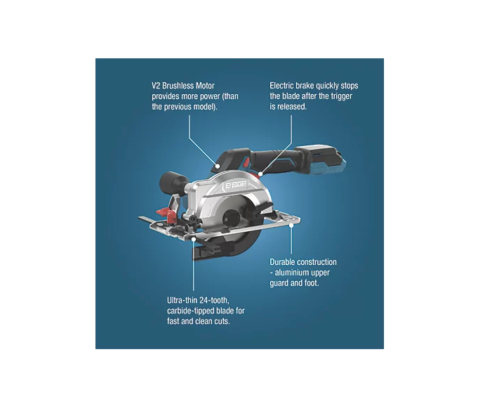 Erbauer ERI1081CSW 120mm 18V Li Ion EXT Brushless Cordless Mini Circul erbauer-eri1081csw-120mm-18v-li-ion-ext-brushless-cordless-mini-circul