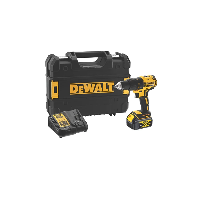 DEWALT DCD778M1T-SFGB 18V 1 x 4.0Ah Li-Ion XR Brushless Cordless Combi Drill